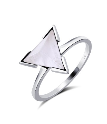 Rose Quartz Silver Rings NSR-2383-RQ